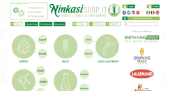 Desktop Screenshot of ninkasishop.it